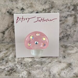 Betsey Johnson Mushroom Ring